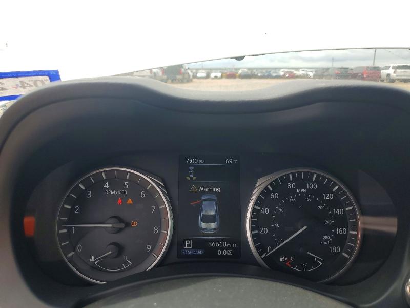 2019 Infiniti Q50 VIN JN1FV7ARXKM800515 COPART salvage auction — REAR END, Tx - Salvage Vehicle Title, sold $8,800 on 2026-07-14 (photo 9)