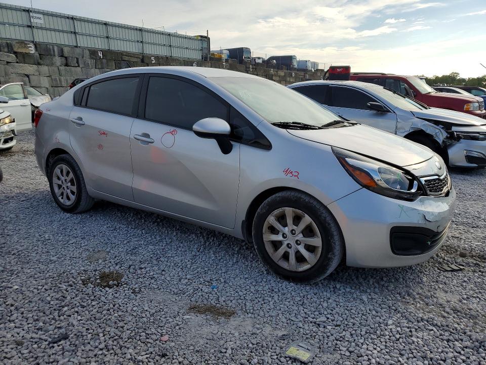 2013 Kia Rio VIN KNADN4A37D6231920 COPART salvage auction — FRONT END, OH - CERT OF TITLE-SALVAGE, sold $775 on 2026-07-24 (photo 4)