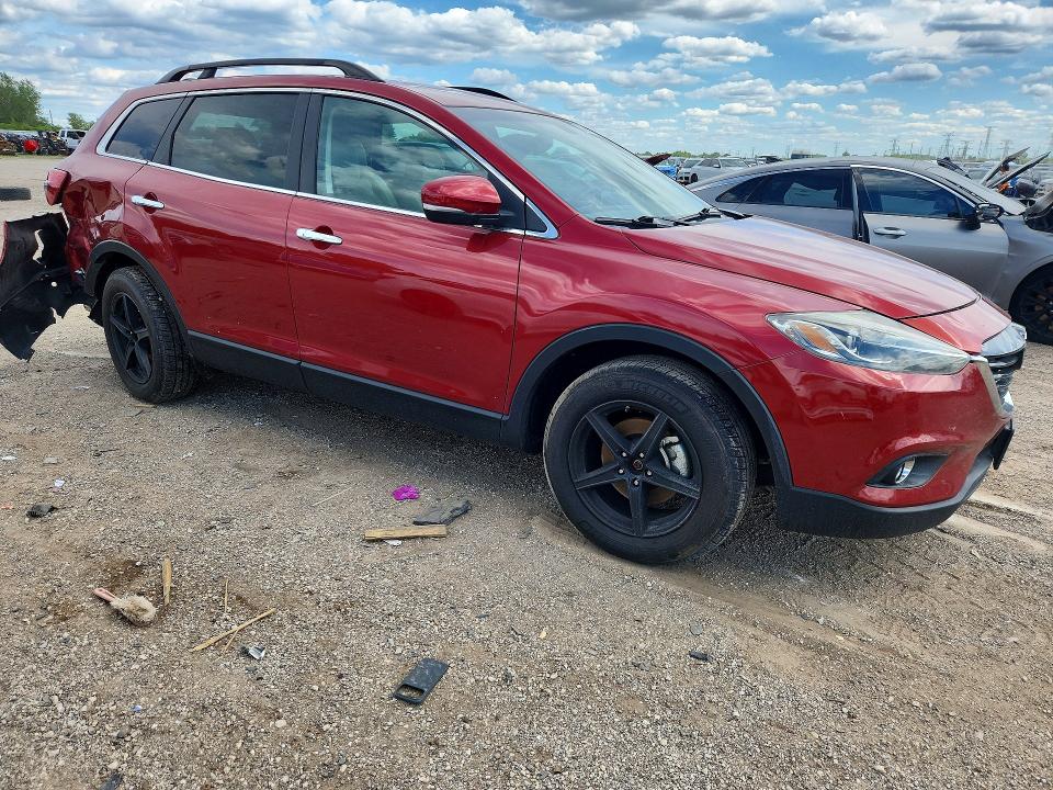 2015 Mazda Cx-9 VIN JM3TB3DA1F0460067 COPART salvage auction — REAR END, Il - Salvage Certificate, sold $550 on 2026-07-16 (photo 4)