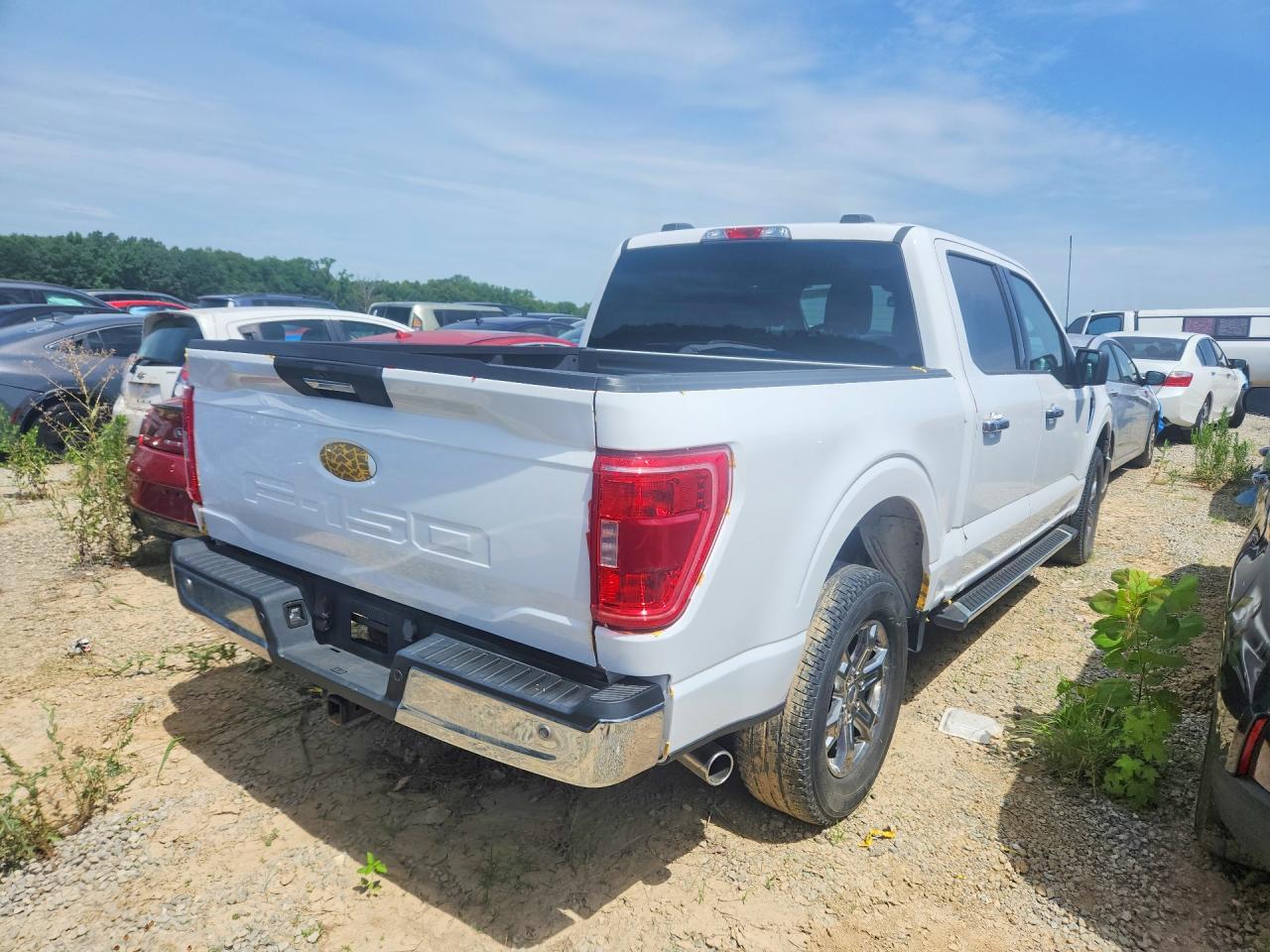 2023 Ford F-150 Lightning VIN 1FTEW1EP2PKD32567 COPART salvage auction — Side, TN - SALVAGE CERTIFICATE, sold $14,800 on 2026-07-03 (photo 3)