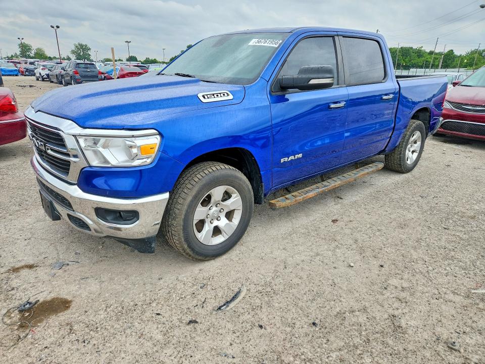 2019 Ram 1500 VIN 1C6RRFFG4KN816436 COPART salvage auction — SIDE, Va - Certificate Of Title (P), sold $7,200 on 2026-07-02 (photo 1)