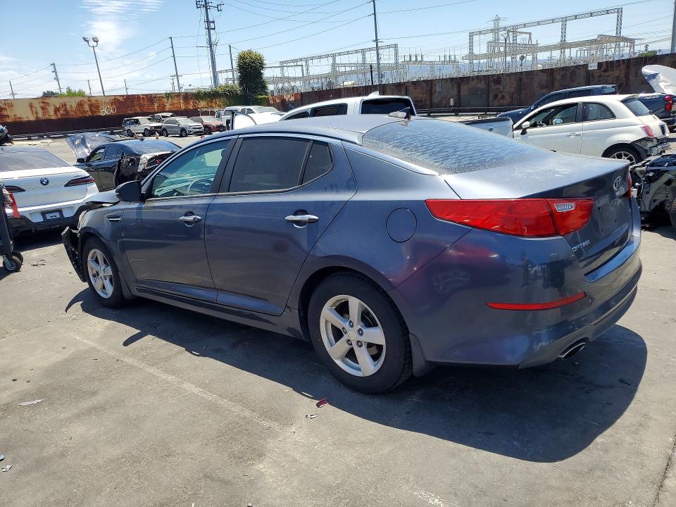 2015 Kia VIN KNAGM4A7XF5589850 COPART salvage auction — FRONT END, Ca - Salvage Certificate, sold $1,200 on 2026-07-15 (photo 2)