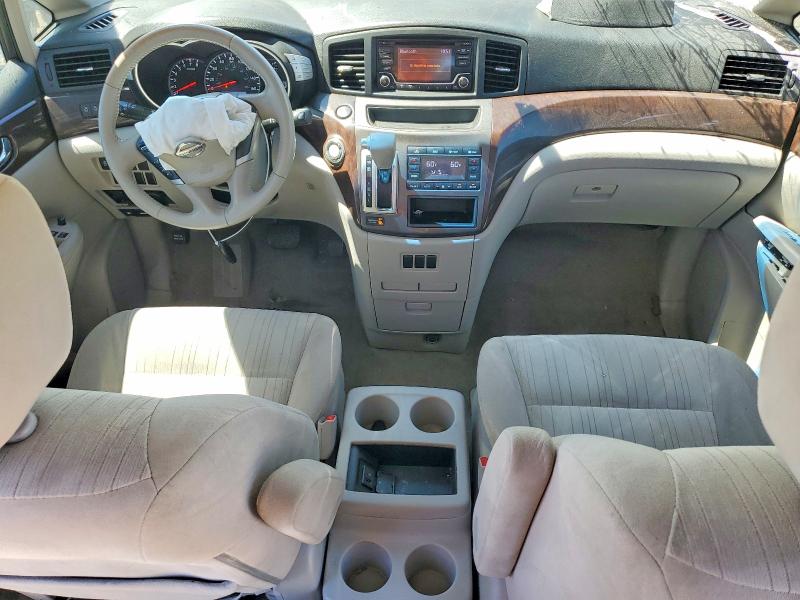 2016 Nissan Quest VIN JN8AE2KP4G9153079 COPART salvage auction — FRONT END, Ca - Salvage Certificate, sold $100 on 2026-07-09 (photo 8)
