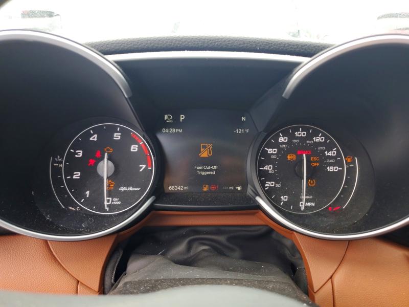 2019 Alfa romeo Giulia VIN ZARFAMBN9K7607201 COPART salvage auction — FRONT END, FL - CERTIFICATE OF TITLE, sold $2,100 on 2026-07-17 (photo 9)