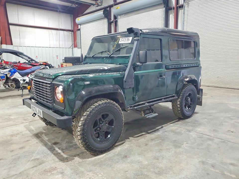 1993 Land rover Defender VIN SALLDVAF7KA921679 COPART salvage auction — FRONT END, Ny - Mv-907A Salvage Certificate, sold $19,100 on 2026-07-28 (photo 1)
