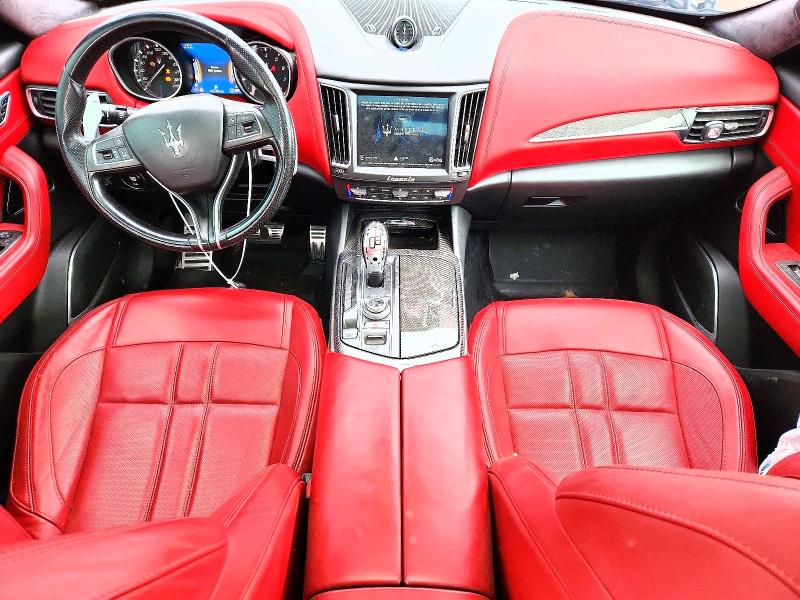2018 Maserati Levante VIN ZN661YUS8JX290187 COPART salvage auction — FRONT END, On - Permit No Brand - Unfit, sold $6,300 on 2026-07-09 (photo 8)