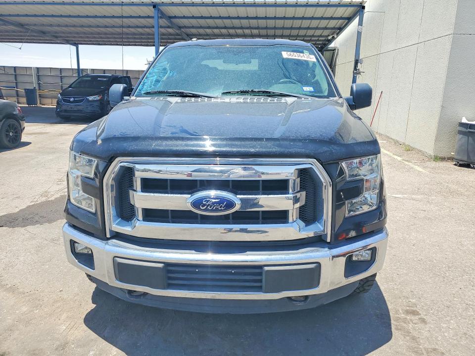 2016 Ford F-150 VIN 1FTEW1E80GFC59295 COPART salvage auction — REAR END, Tx - Salvage Vehicle Title, sold $7,300 on 2026-07-31 (photo 5)
