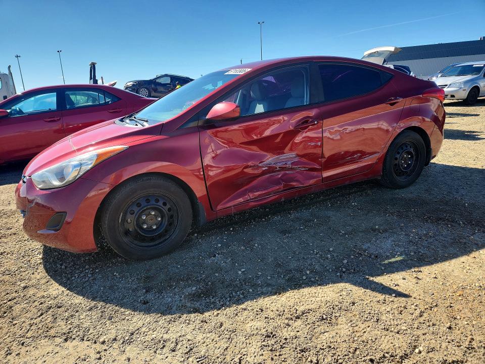 2013 Hyundai Elantra VIN 5NPDH4AE9DH305761 COPART salvage auction — SIDE, Ab - Bos - Salvage, sold $2,150 on 2026-07-02 (photo 1)