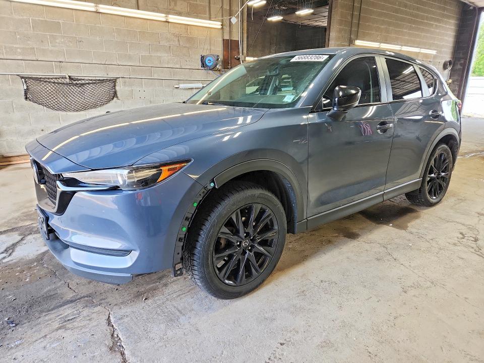 2021 Mazda Cx-5 VIN JM3KFBCM7M0480746 COPART salvage auction — SIDE, Ny - Mv-907A Salvage Certificate, sold $5,300 on 2026-07-20 (photo 1)