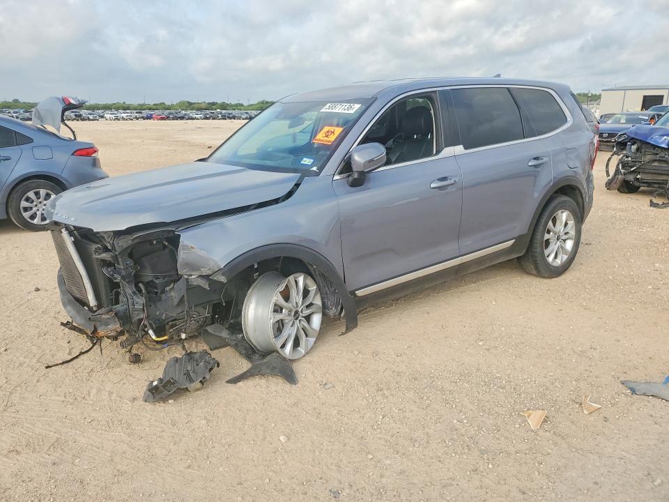 2022 Kia Telluride VIN 5XYP2DHC7NG229811 COPART salvage auction — FRONT END, Tx - Certificate Of Title, sold $4,750 on 2026-07-30 (photo 1)
