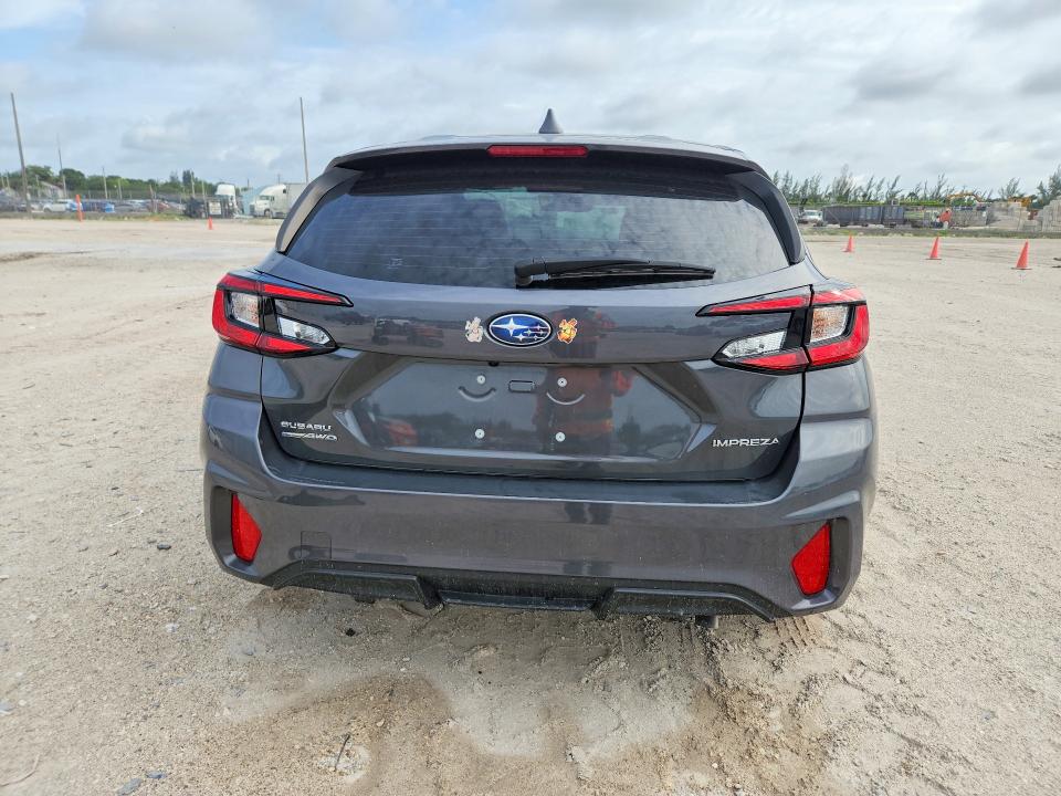 2024 Subaru Impreza VIN JF1GUAFC3R8904066 COPART salvage auction — FRONT END, Fl - Cert Of Title Slvg Rebuildable, sold $4,650 on 2026-07-30 (photo 6)