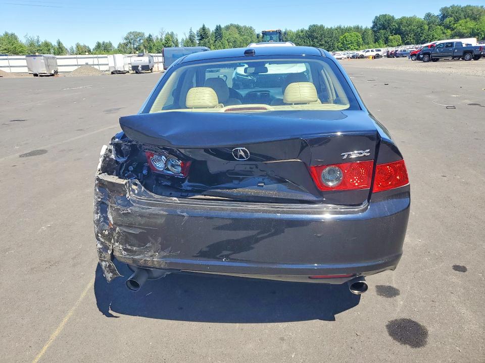 2008 Acura Tsx VIN JH4CL96898C005096 COPART salvage auction — REAR END, Or - Salvage Title Certificate, sold $850 on 2026-07-22 (photo 6)