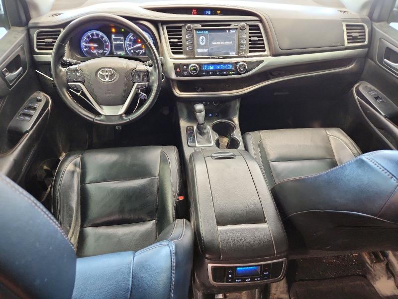 2017 Toyota Highlander VIN 5TDJZRFH3HS435759 COPART salvage auction — HAIL, Ia - Salvage W/Salvage History, sold $8,600 on 2026-07-07 (photo 8)