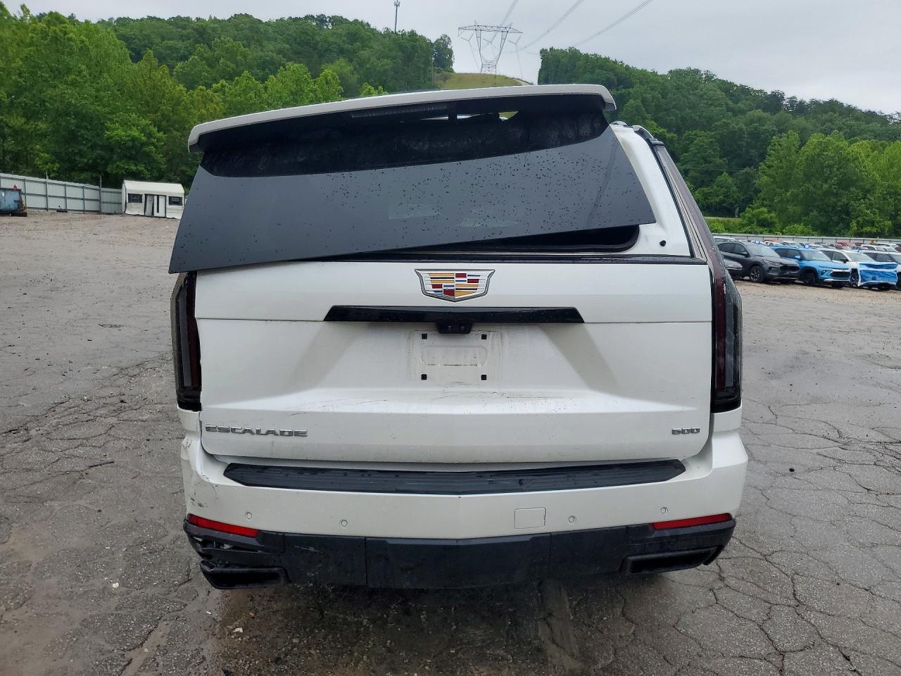 2025 Cadillac Escalade VIN 1GYS9ERL9SR312027 COPART salvage auction — Front End, WV - SALVAGE CERTIFICATE, sold $37,250 on 2026-07-02 (photo 6)