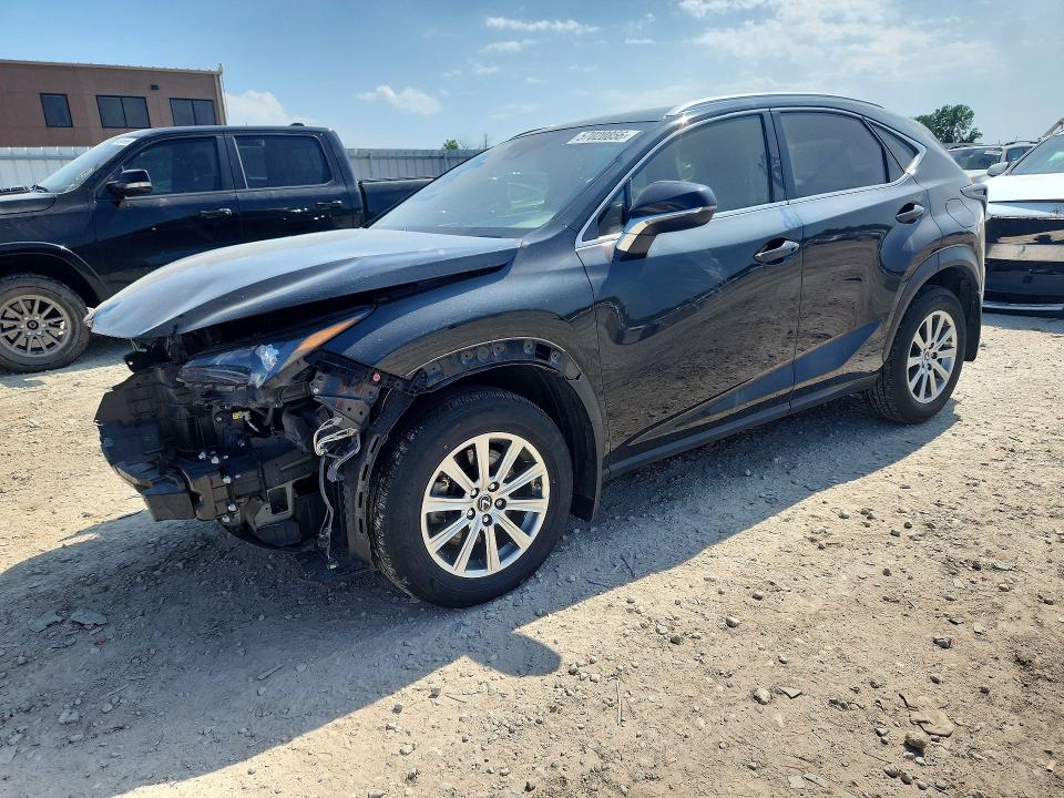2021 Lexus Nx VIN JTJDARDZ7M5029724 COPART salvage auction — FRONT END, MO - SALVAGE CERTIFICATE OF TITLE, sold $11,100 on 2026-07-30 (photo 1)