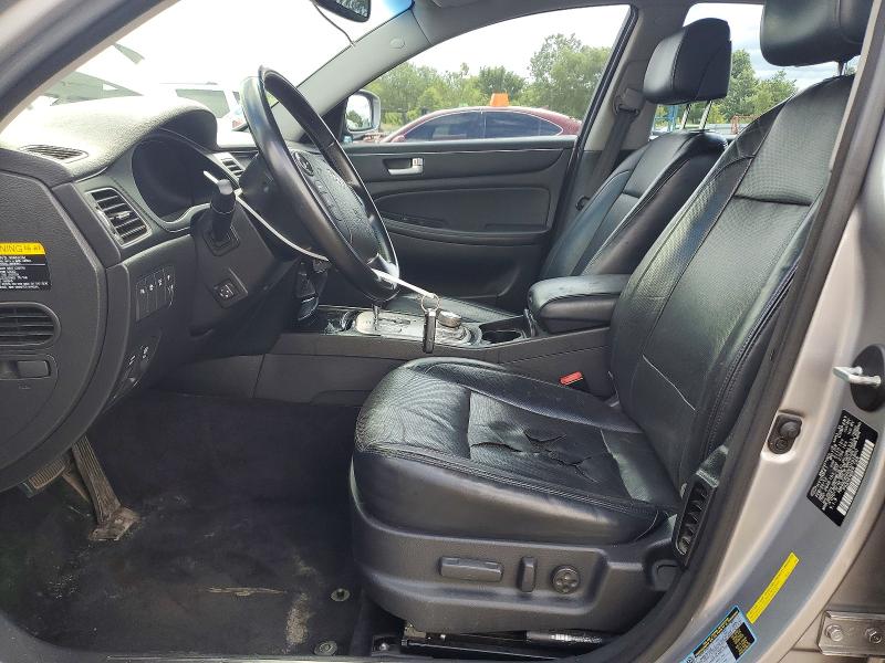 2012 Hyundai Genesis VIN KMHGC4DH0CU191800 COPART salvage auction — FRONT END, IL - SALVAGE CERTIFICATE, sold $225 on 2026-07-24 (photo 7)