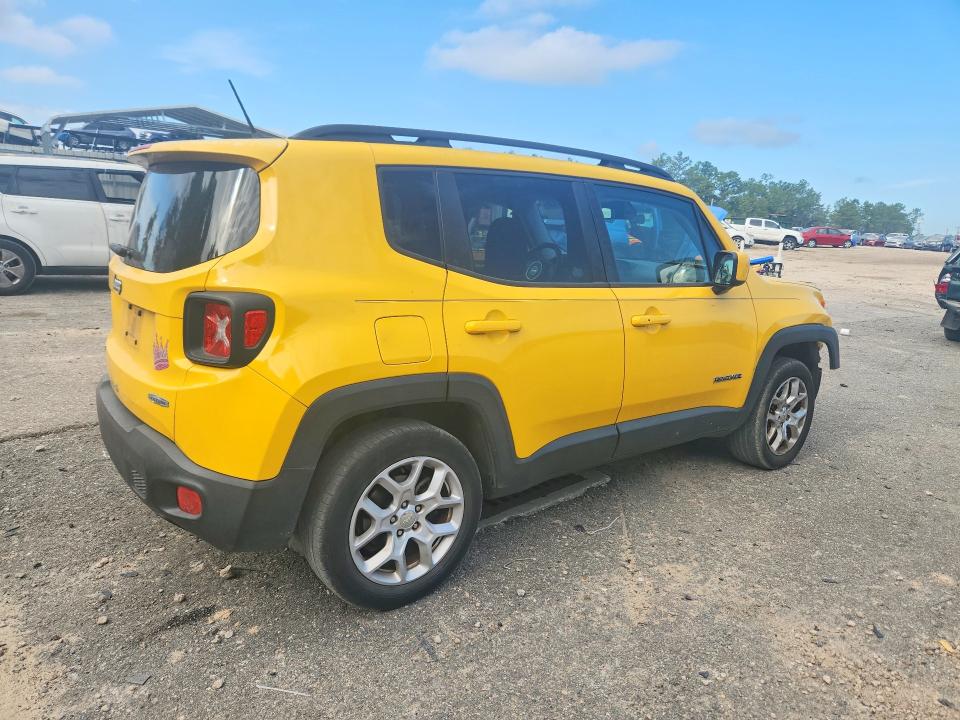 2016 Jeep Renegade VIN ZACCJBBT5GPD75223 COPART salvage auction — FRONT END, Fl - Cert Of Title Slvg Rebuildable, sold $1,150 on 2026-07-31 (photo 3)
