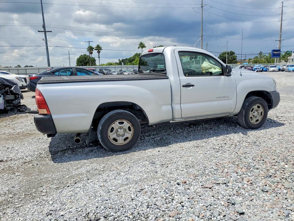 2005 Toyota Tacoma VIN 5TENX22N75Z057387 COPART salvage auction — FRONT END, Fl - Cert Of Title Slvg Rebuildable, sold $3,600 on 2026-07-06 (photo 3)