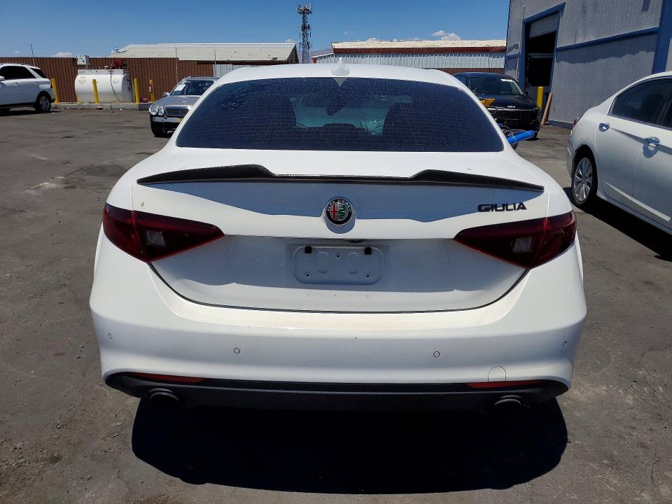 2020 Alfa romeo Giulia VIN ZARFAMAN3L7634302 COPART salvage auction — FRONT END, Nv - Salvage Title (P), sold $3,400 on 2026-07-27 (photo 6)