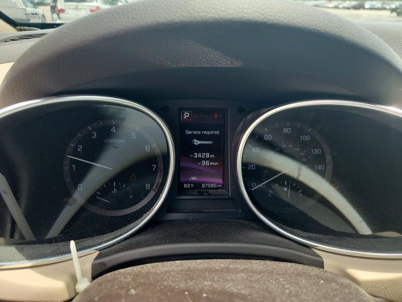 2018 Hyundai Santa fe VIN 5XYZWDLA5JG565647 COPART salvage auction — FRONT END, Il - Salvage Certificate, sold $3,950 on 2026-07-13 (photo 9)