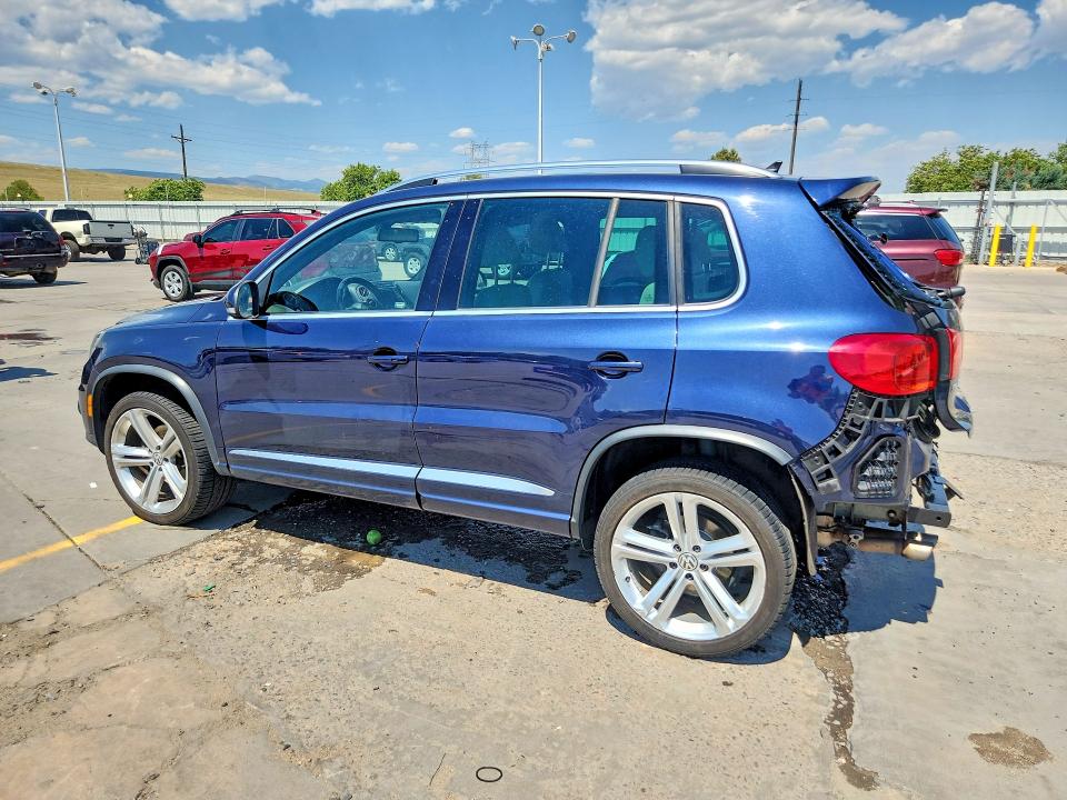 2016 Volkswagen Tiguan VIN WVGBV7AX5GW606931 COPART salvage auction — REAR END, Co - Public - Salvage Title, sold $2,650 on 2026-08-03 (photo 2)