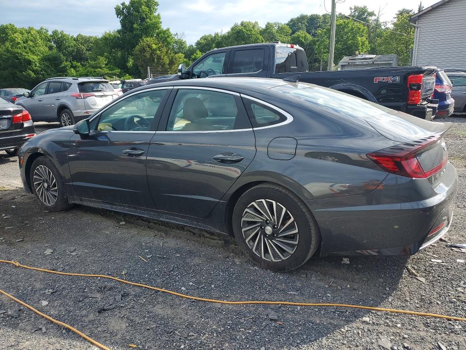 2021 Hyundai Sonata VIN KMHL54JJXMA033547 COPART salvage auction — UNDERCARRIAGE, PA - CERTIFICATE OF SALVAGE, sold $8,300 on 2026-07-23 (photo 2)