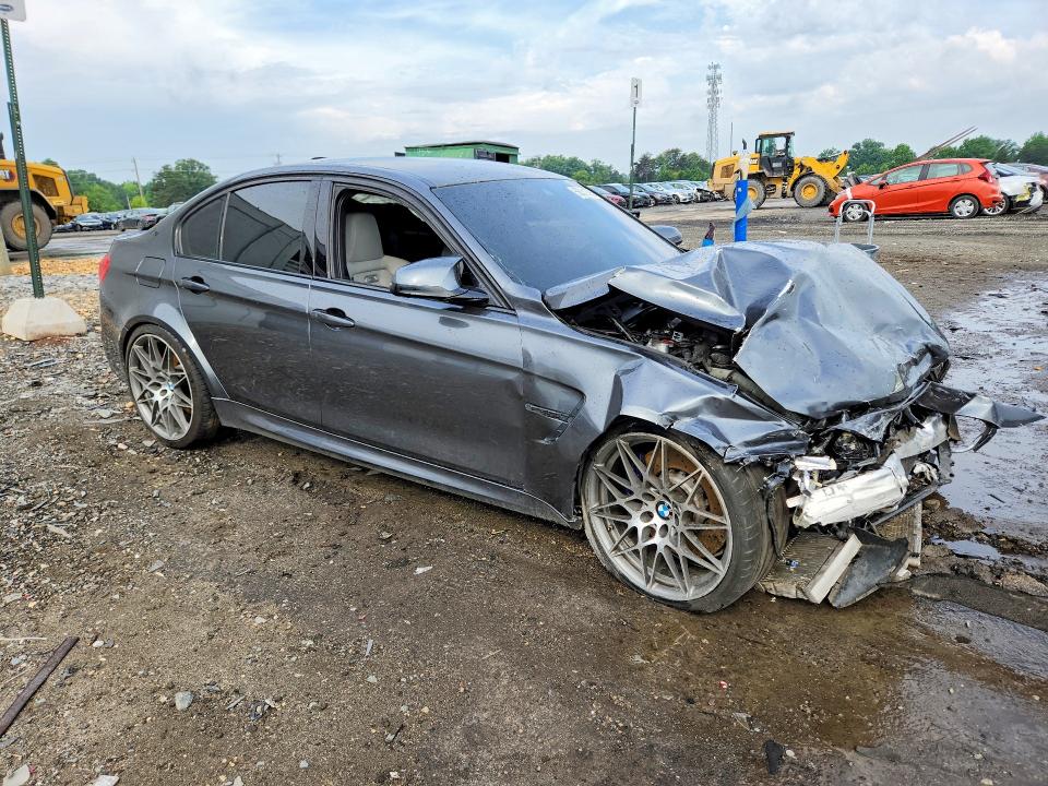 2015 BMW M3 VIN WBS3C9C57FP803526 COPART salvage auction — FRONT END, Va - Cert Of Title - Salvage, sold $4,150 on 2026-07-08 (photo 4)