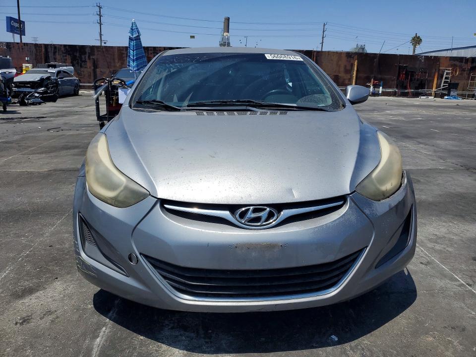 2014 Hyundai Elantra VIN KMHDH4AE0EU147524 COPART salvage auction — VANDALISM, Ca - Salvage Certificate, sold $300 on 2026-07-22 (photo 5)