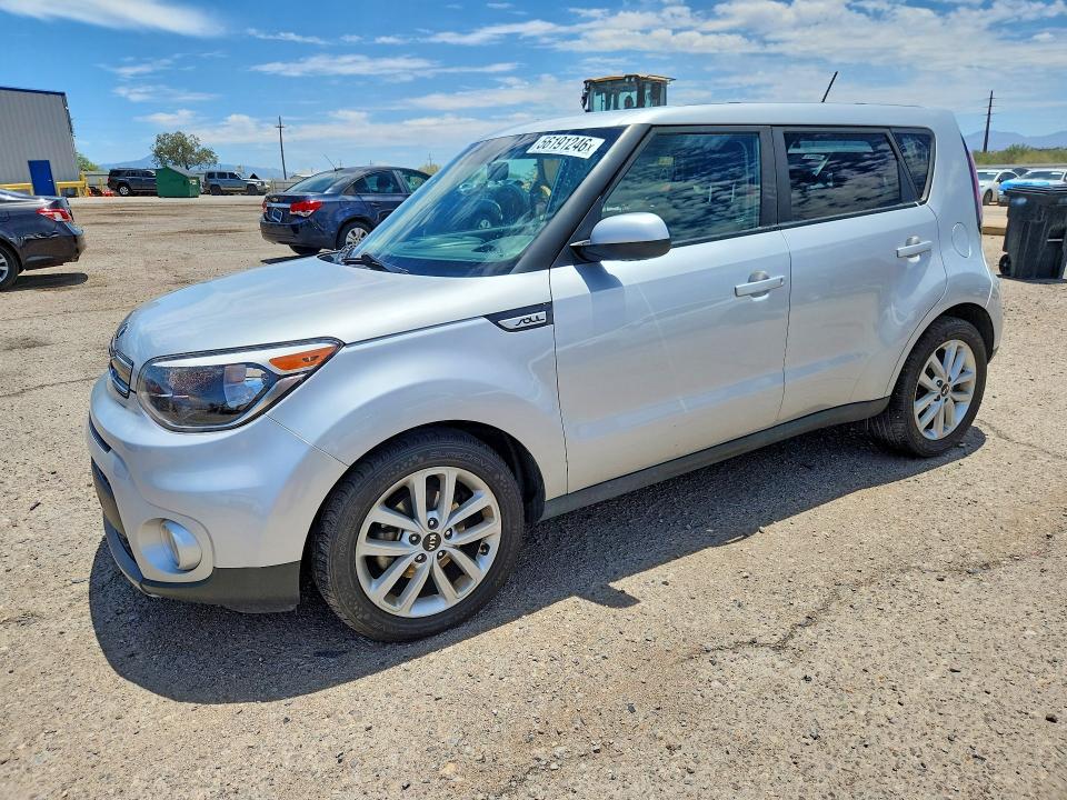 2018 Kia Soul VIN KNDJP3A58J7534447 COPART salvage auction — FRONT END, Az - Cert Of Title - Salvage, sold $2,050 on 2026-07-06 (photo 1)