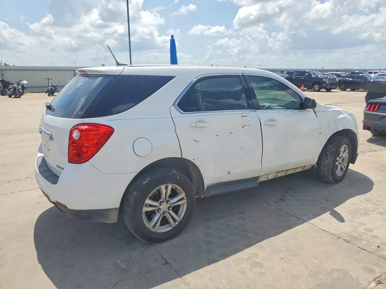 2013 Chevrolet Equinox VIN 2GNALBEK6D6281985 COPART salvage auction — Front End, TX - SALVAGE VEHICLE TITLE, sold $775 on 2026-07-09 (photo 3)