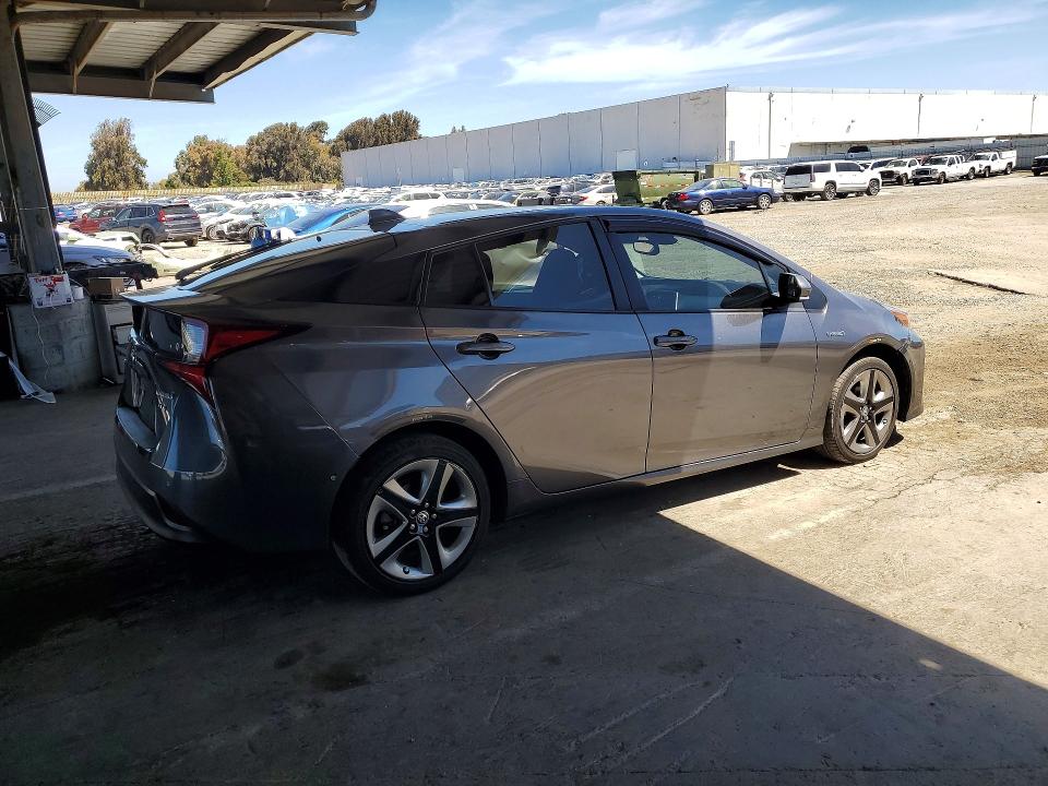 2021 Toyota Prius VIN JTDKAMFU7M3144074 COPART salvage auction — SIDE, Ca - Salvage Certificate, sold $1,700 on 2026-07-28 (photo 3)
