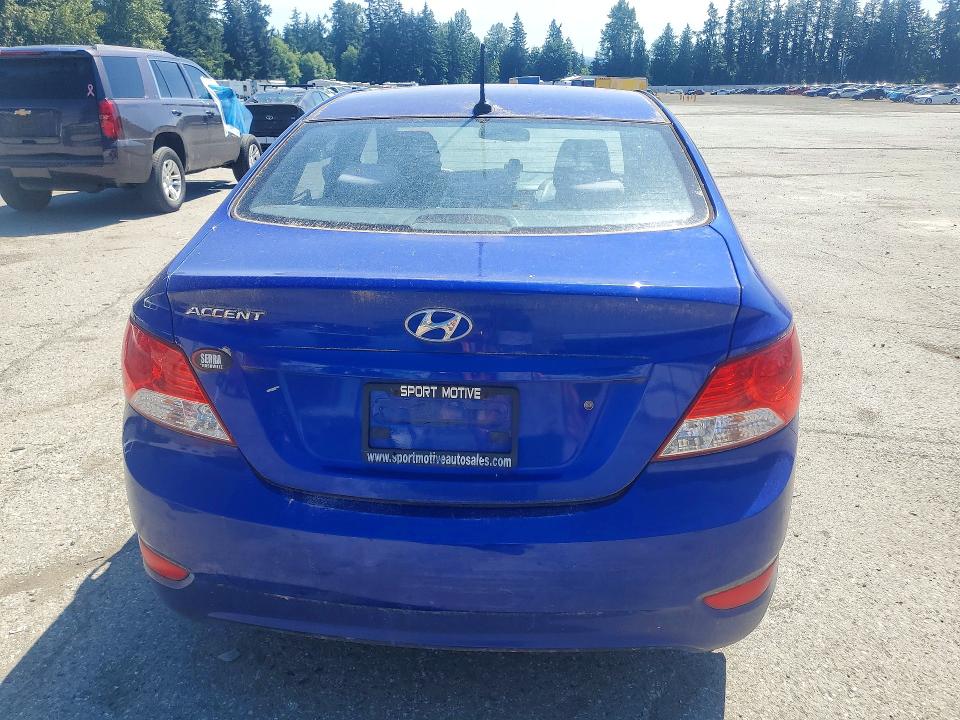 2014 Hyundai VIN KMHCT4AE1EU613777 COPART salvage auction — MINOR DENT/SCRATCHES, Wa - Affidavit In Lieu Of Title, sold $1,050 on 2026-07-06 (photo 6)