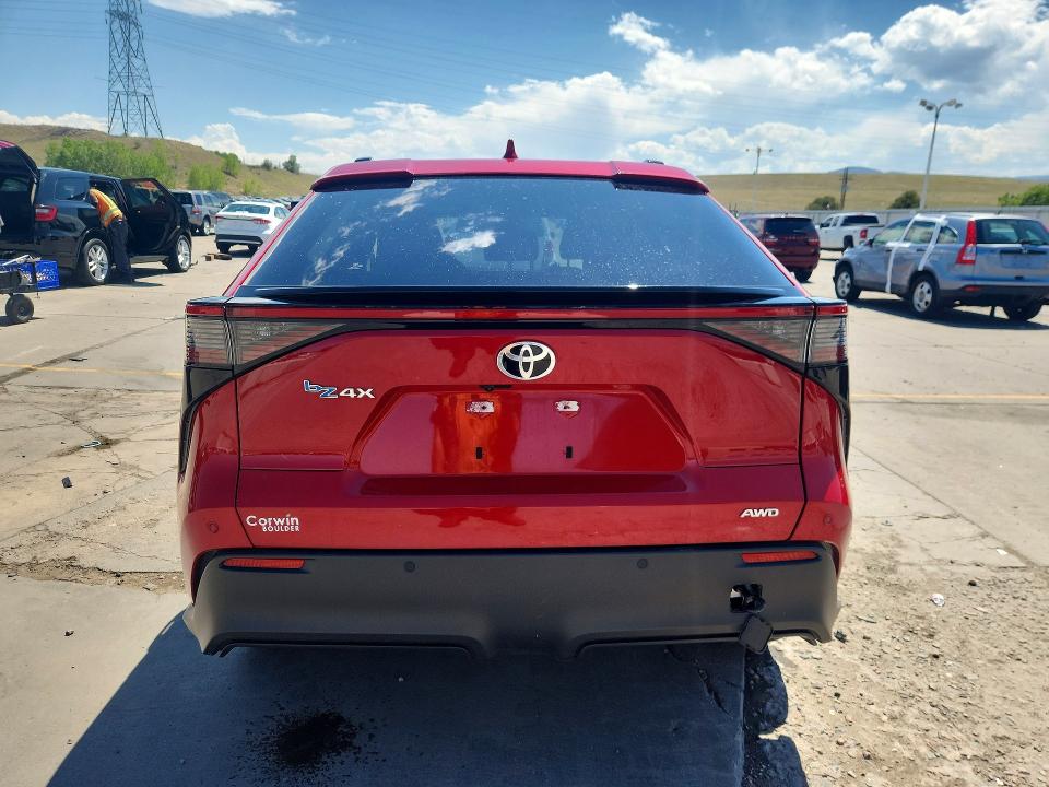 2023 Toyota Bz4x VIN JTMABACA2PA046264 COPART salvage auction — FRONT END, Co - Salvage Title, sold $6,100 on 2026-07-27 (photo 6)
