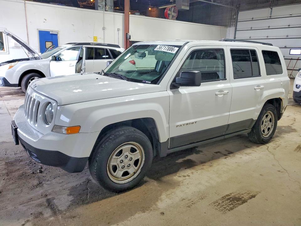 2015 Jeep Liberty (patriot) VIN 1C4NJPBAXFD386557 COPART salvage auction — REAR END, Mn - Cert Of Title-Prior Salvage, sold $875 on 2026-07-09 (photo 1)