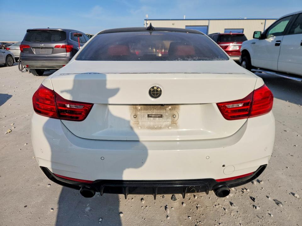 2016 BMW 4 series VIN WBA3R1C51GK529761 COPART salvage auction — FRONT END, TX - CERTIFICATE OF TITLE, sold $650 on 2026-07-28 (photo 6)
