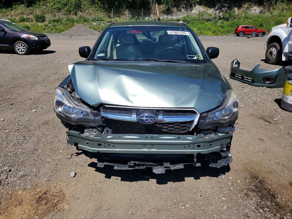 2014 Subaru Impreza VIN JF1GPAA63E8249586 COPART salvage auction — FRONT END, Ny - Mv-907A Salvage Certificate, sold $475 on 2026-07-14 (photo 5)