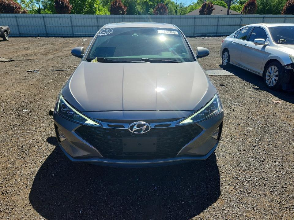 2020 Hyundai Elantra VIN KMHD04LB2LU019065 COPART salvage auction — REAR END, Ct - Cert Of Title-Salvage, sold $5,350 on 2026-07-28 (photo 5)