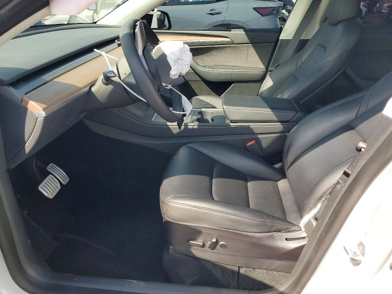 2023 Tesla Model y VIN 7SAYGDEF6PF662022 COPART salvage auction — FRONT END, Ca - Salvage Certificate, sold $7,200 on 2026-07-13 (photo 7)