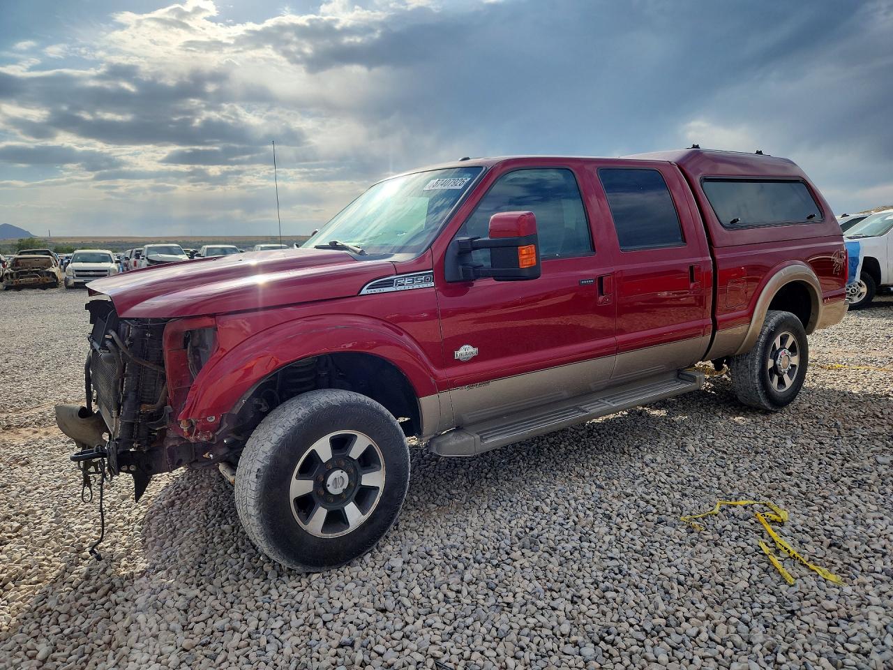 2014 Ford F-350 Super Duty VIN 1FT8W3BT8EEA09839 COPART salvage auction — Front End, UT - SALVAGE CERTIFICATE, sold $8,300 on 2026-07-10 (photo 1)