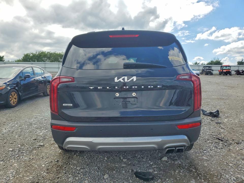 2022 Kia Telluride VIN 5XYP6DHC0NG238953 COPART salvage auction — FRONT END, KY - CERT OF TITLE-SALVAGE, sold $6,100 on 2026-07-30 (photo 6)
