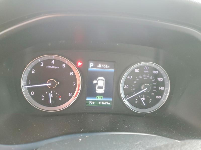 2018 Hyundai Sonata VIN 5NPE34AF4JH659338 COPART salvage auction — FRONT END, CT - CERT OF TITLE-SALVAGE, sold $1,100 on 2026-07-02 (photo 9)