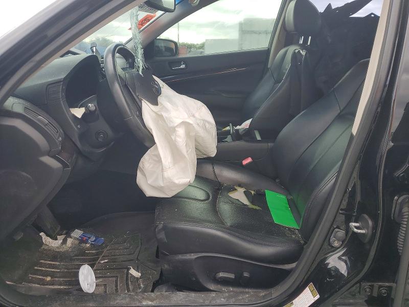 2013 Infiniti G VIN JN1CV6AR3DM355213 COPART salvage auction — FRONT END, FL - CERT OF TTL-REBUILT&SLVG RBLD, sold $400 on 2026-07-02 (photo 7)