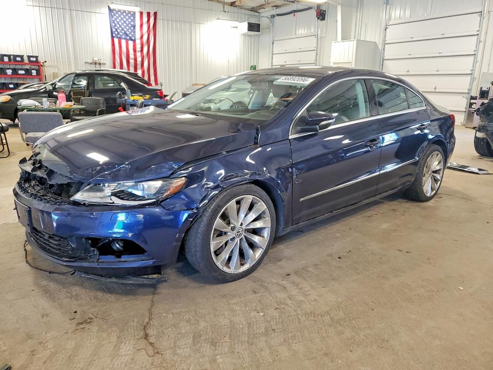 2013 Volkswagen Passat cc VIN WVWGU7AN2DE559287 COPART salvage auction — FRONT END, Mn - Cert Of Title-Prior Salvage, sold $825 on 2026-08-11 (photo 1)