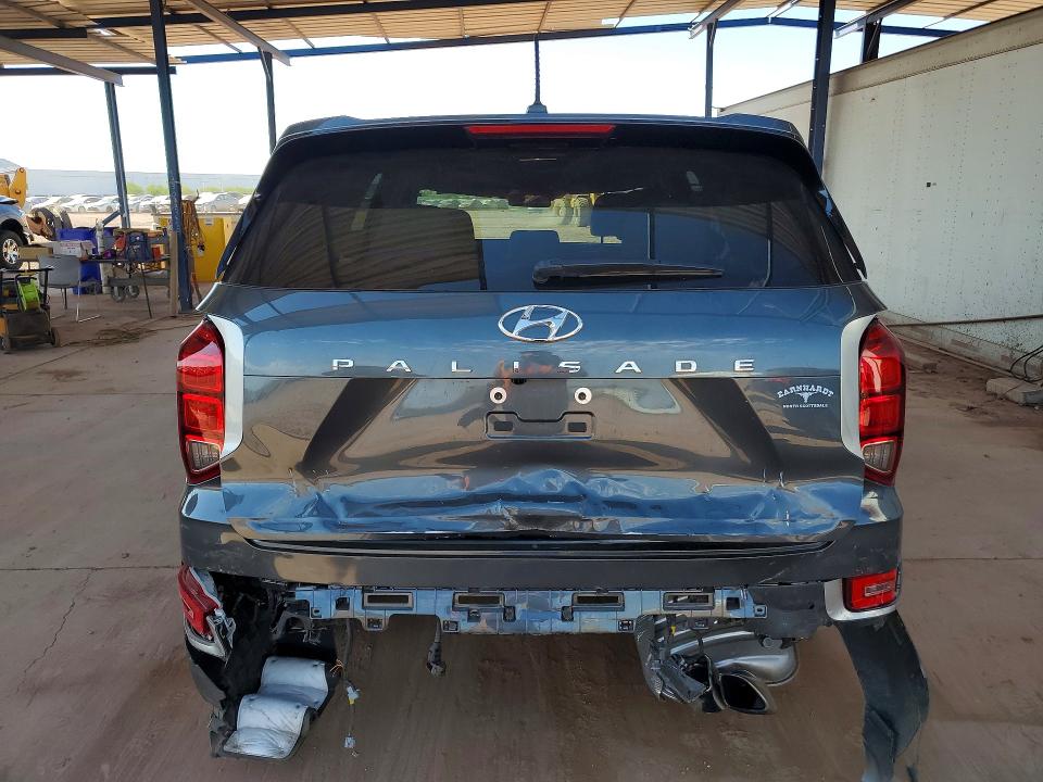 2022 Hyundai VIN KM8R14HE6NU459959 COPART salvage auction — REAR END, Az - Cert Of Title - Salvage, sold $10,900 on 2026-07-02 (photo 6)