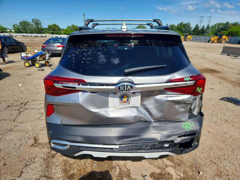2021 Kia VIN KNDERCAA9M7170293 COPART salvage auction — REAR END, Il - Salvage Certificate, sold $3,300 on 2026-07-28 (photo 6)