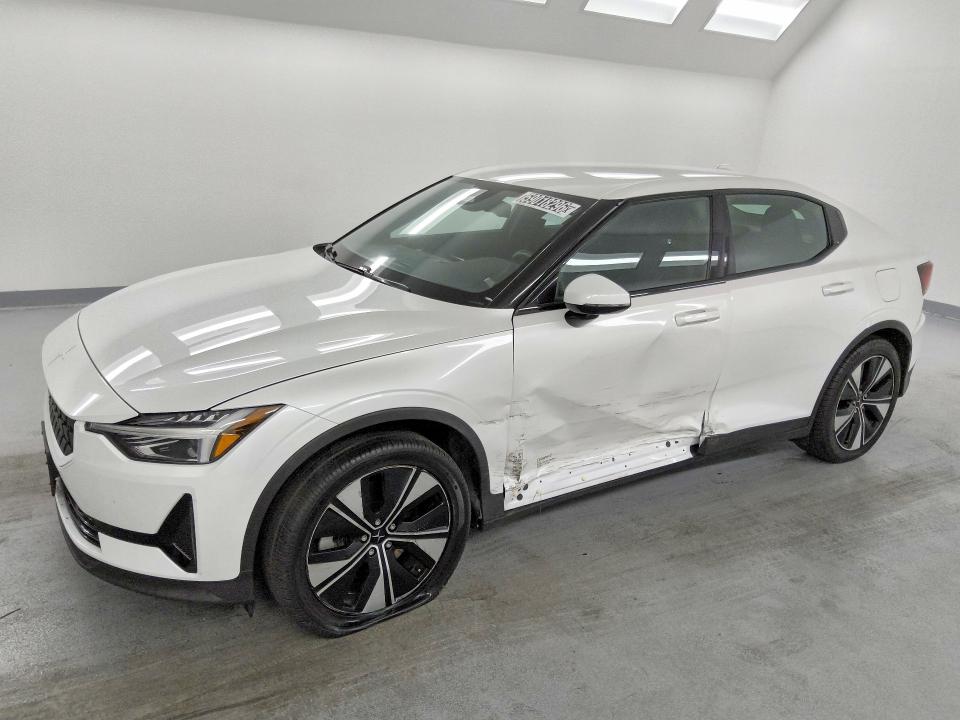 2023 Polestar 2 VIN YSMEG3KA6PL136185 COPART salvage auction — SIDE, CA - CERTIFICATE OF TITLE, sold $6,400 on 2026-07-15 (photo 1)