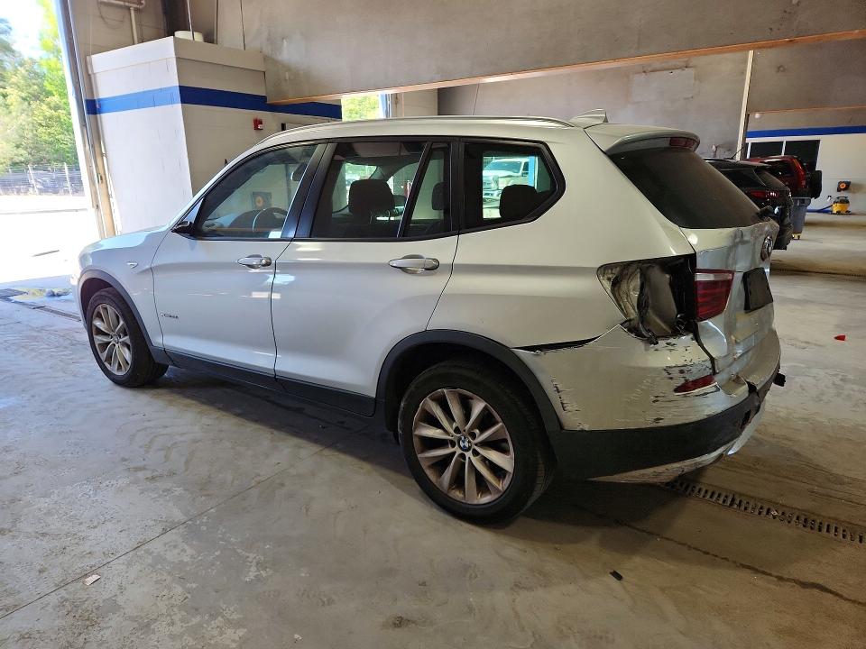 2014 BMW X3 VIN 5UXWX9C5XE0D34370 COPART salvage auction — REAR END, Va - Cert Of Title - Salvage, sold $550 on 2026-07-24 (photo 2)