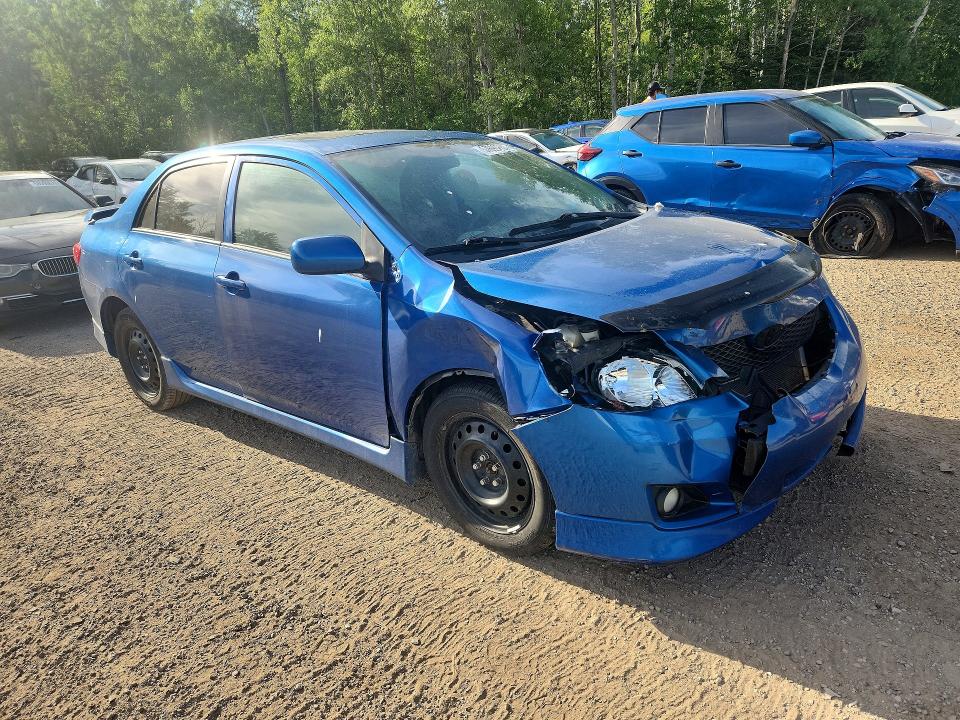2009 Toyota Corolla VIN 2T1BU40E59C089681 COPART salvage auction — FRONT END, On - Permit No Brand - Unfit, sold $1,850 on 2026-07-02 (photo 4)