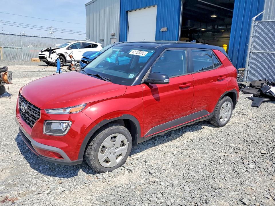 2021 Hyundai Venue VIN KMHRB8A37MU065690 COPART salvage auction — VANDALISM, Ns - Cert Of Registration, sold $2,600 on 2026-07-23 (photo 1)