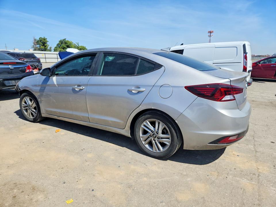 2020 Hyundai Elantra VIN KMHD84LF6LU011983 COPART salvage auction — FRONT END, Ca - Salvage Certificate, sold $1,850 on 2026-07-17 (photo 2)